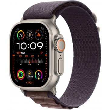 Apple Watch Ultra 2 GPS+Cell, 49mm, Titanium Case, Alpine Loop Indigo Small