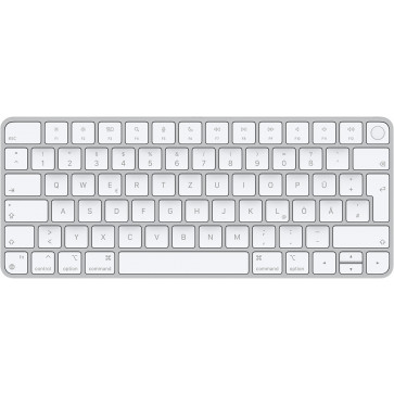 Apple Magic Keyboard mit Touch ID (DE) für Mac mit Apple Chip, ab macOS 11.4, Silber
