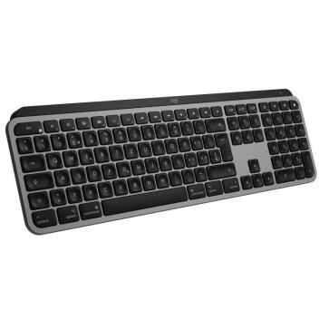Logitech MX Keys für Mac, beleuchtete Wireless Tastatur CH, spacegrau