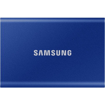 Samsung 1TB T7 Portable SSD, Indigo Blau