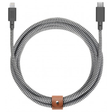 Native Union Belt Lightning auf USB-C-Kabel 3m, zebra