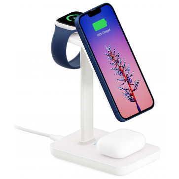 DEMO: HiRise 3, 3-in-1 Wireless Charger, weiss, Twelve South
