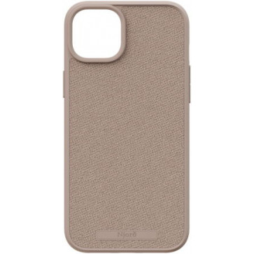 Njord Fabric Case MagSafe, iPhone 15 Plus, Pink Sand