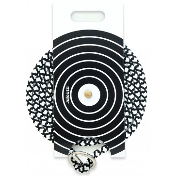 Jalouza Kordel für Necklace-Cover, schwarz/weiss