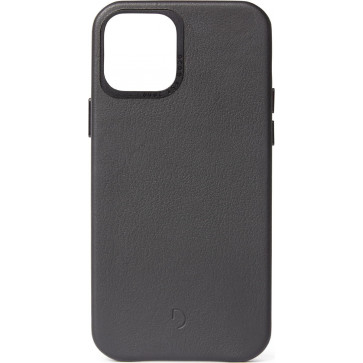 Decoded Leder Backcover, iPhone 12 mini (5.4"), Schwarz