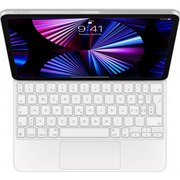 Apple Magic Keyboard, 11" iPad Pro (2018-2022), iPad Air (4./5.Gen.), intern. English, weiss
