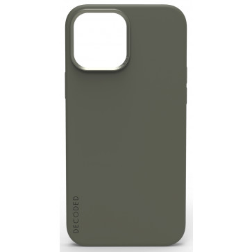Decoded Silikon Backcover mit MagSafe, iPhone 13 Pro Max, Olive