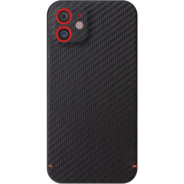 Filono Carbon Cover mit MagSafe, iPhone 12, Schwarz