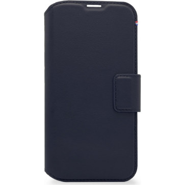 Decoded Leder Wallet 2-in-1 mit MagSafe, iPhone 14 Plus, Blau