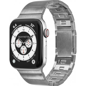 LAUT Edelstahl Links 2.0, Armband für Apple Watch 42/44/45/49 mm, Silber