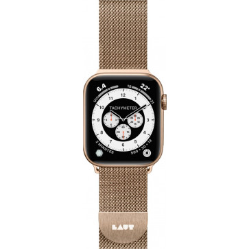 Edelstahl Loop, Armband für Apple Watch 38/40/41 mm, Gold, LAUT
