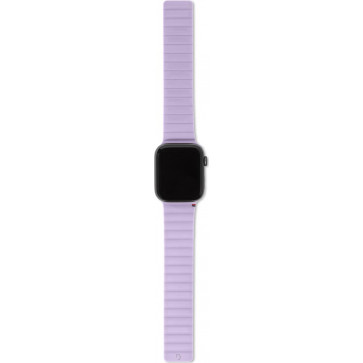 Decoded Silikonarmband Magnetic Traction für Apple Watch 42/44/45/49 mm, Lavender