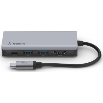 USB-C-4-in-1-Multiport-Adapter. 4K HDMI, Belkin