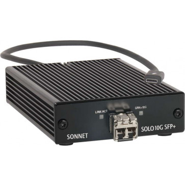 Sonnet Solo10G SFP+ Thunderbolt 3 zu 10GBaseT Ethernet Adapter, inkl. SFP+