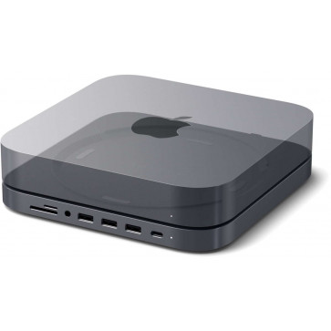 Satechi USB-C Aluminum Stand & Hub für Mac mini und Mac Studio, spacegrau