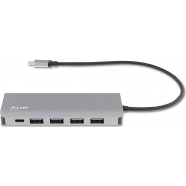 LMP USB-C 7 Port Hub, Space Grau
