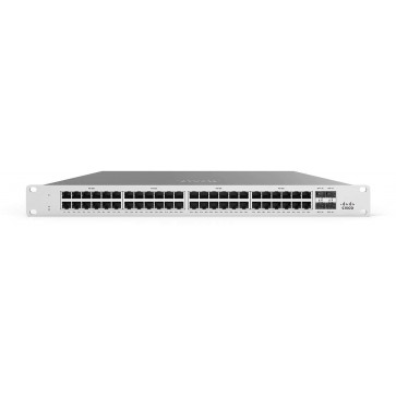 Cisco Meraki Gigabit PoE+ Switch MS125-48FP, 48 Port, Cloud Managed