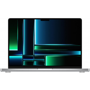 DEMO Apple MacBook Pro 14", M2 Pro Chip mit 10-Core, 16G, 512GB, 16-Core Grafik, 67W, silber, US Tastatur