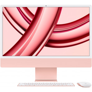 Apple iMac 24" Retina 4.5K, M3 Chip mit 8-Core CPU, 10-Core GPU, 16GB, 1TB SSD, rosé, Magic Keyboard Touch ID Zahlenblock