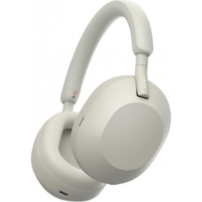Sony kabellose Over-Ear Kopfhörer mit Noise Cancelling WH-1000XM5, silber