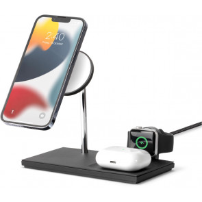 Native Union Snap 3-in-1 Wireless Charger, Schwarz