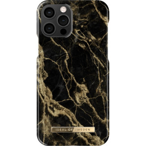 iDeal of Sweden Designer Hard-Cover, iPhone 12 Pro Max, Golden Smoke Marble