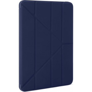 Origami No1 Case, 12.9" iPad Pro (2022), Dunkelblau, Pipetto