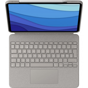 Combo Touch, Keyboard Case für 12.9" iPad Pro (2021), CH-Tastatur, Sand, Logitech