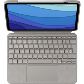 Combo Touch, Keyboard Case für 11" iPad Pro, CH-Tastatur, Sand, Logitech