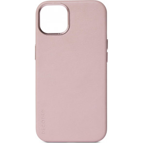 Decoded Leder Backcover mit MagSafe, iPhone 13, Pink