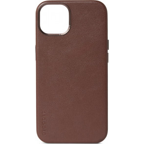 Decoded Leder Backcover mit MagSafe, iPhone 13, Braun