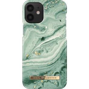 iDeal of Sweden Designer Hard-Cover, iPhone 12 mini, Mint Swirl Marble