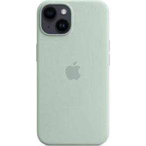 Apple Silikon Case mit MagSafe, iPhone 14 (6.1"), Agavengrün