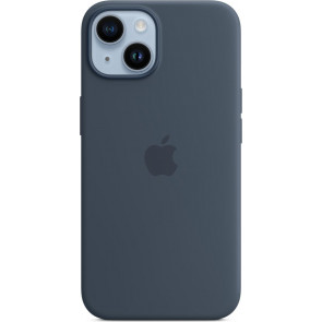 Apple Silikon Case mit MagSafe, iPhone 14 (6.1"), Sturmblau
