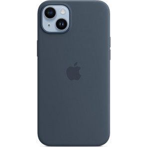 Apple Silikon Case mit MagSafe, iPhone 14 Plus (6.7"), Sturmblau