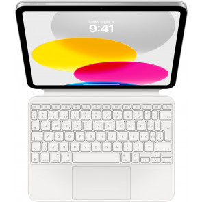 Apple Magic Keyboard Folio 10.9" iPad (10. Generation), CH Tastatur, weiss