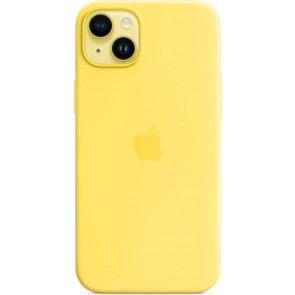 Apple Silikon Case mit MagSafe, iPhone 14 Plus (6.7"), Kanariengelb