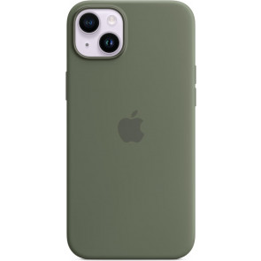 Apple Silikon Case mit MagSafe, iPhone 14 Plus (6.7"), Oliv