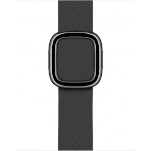 DEMO: Modernes Lederarmband S für Apple Watch 38/40 mm, schwarz