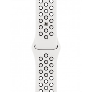 DEMO: Sportarmband Nike für Apple Watch 42/44/45/49 mm, Summit White/Schwarz