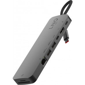 Linq USB-C SSD Multiport Hub, 9in1 Pro, Spacegrau