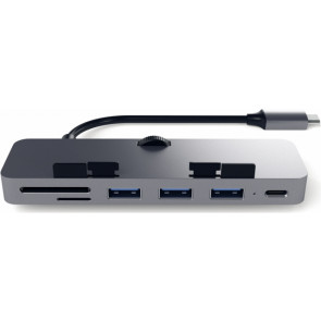 USB-Hub Satechi Type-C Clamp Hub Pro, spacegrau, alu, Satechi
