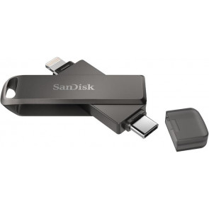 SanDisk 64 GB Flash Drive, iXpand Luxe, USB-C, Lightning Stick